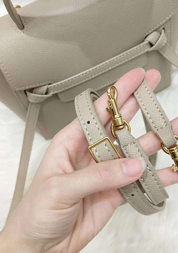 Debbie Top Handle Nano Bag Beige