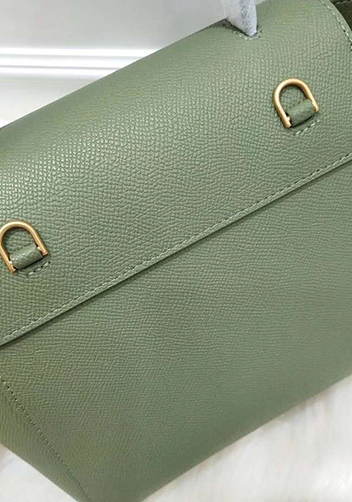 Debbie Top Handle Nano Bag Dark Green