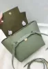 Debbie Top Handle Nano Bag Dark Green