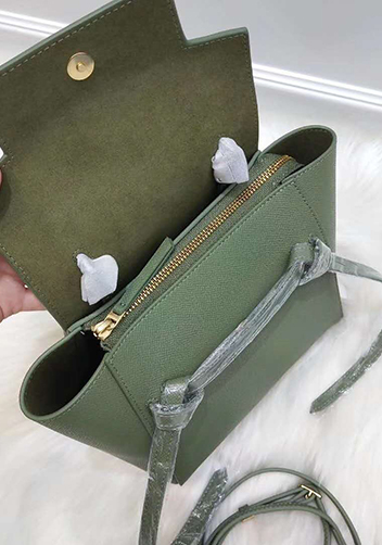 Debbie Top Handle Nano Bag Dark Green