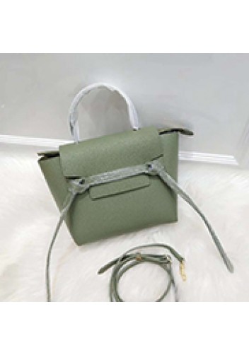 Debbie Top Handle Nano Bag Dark Green