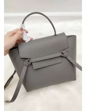 Debbie Top Handle Nano Bag Grey