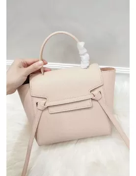 Debbie Top Handle Nano Bag Light Pink