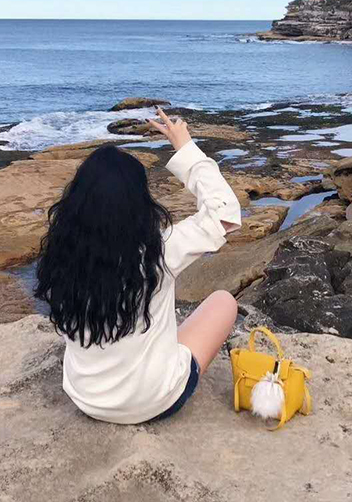 Debbie Top Handle Nano Bag Yellow