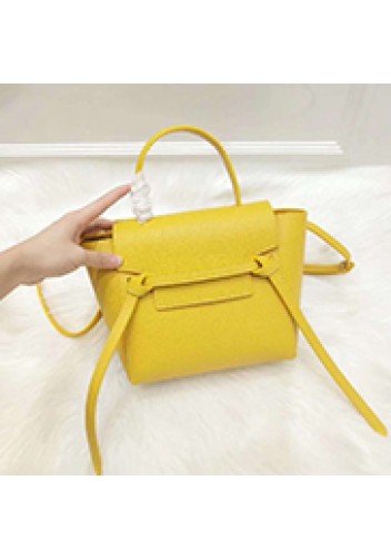 Debbie Top Handle Nano Bag Yellow