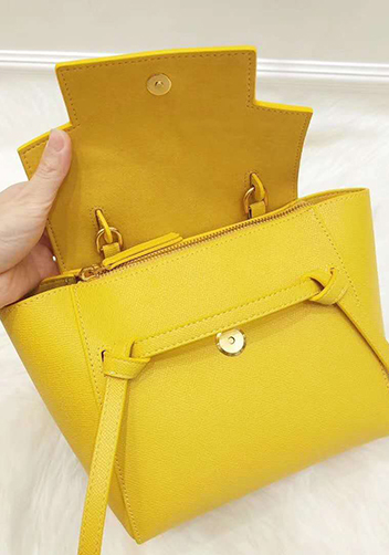 Debbie Top Handle Nano Bag Yellow
