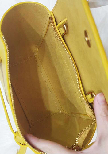 Debbie Top Handle Nano Bag Yellow