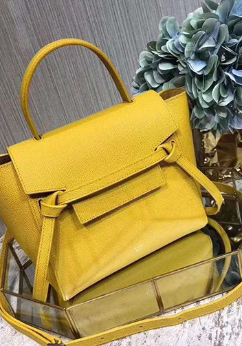 Debbie Top Handle Nano Bag Yellow