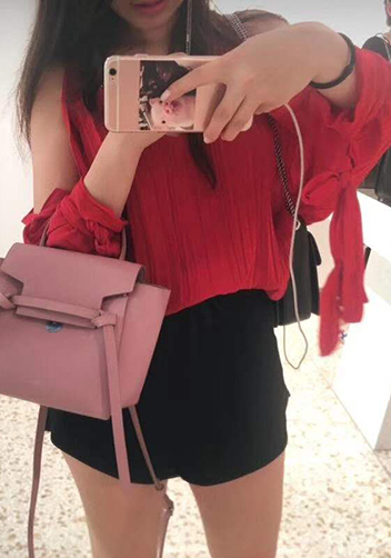Debbie Top Handle Nano Bag Pink