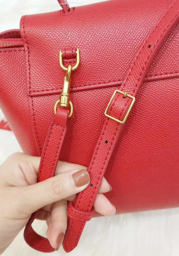 Debbie Top Handle Nano Bag Red
