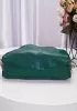 Dina Leather Clutch Chain Bag Green