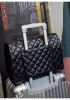Adele Vegan Leather Large Bag Black
