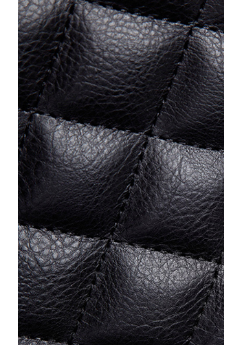 Adele Vegan Leather Large Bag Black