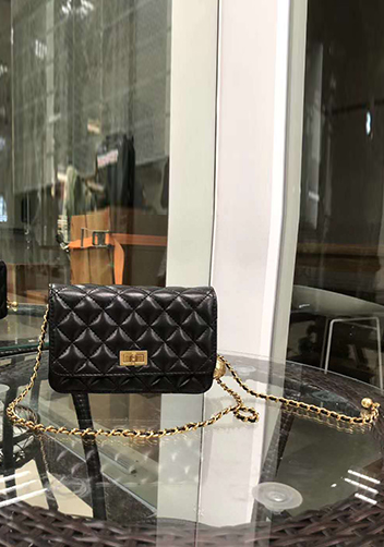 Adeline Leather Bag With Adjusting Ball Black