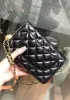 Adeline Leather Bag With Adjusting Ball Black