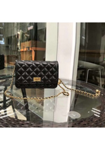 Adeline Leather Bag With Adjusting Ball Black