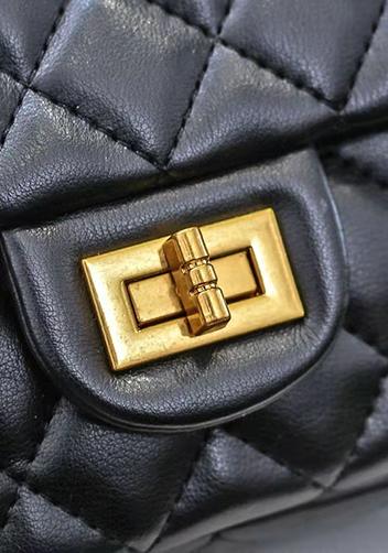 Adele Flap Mini Bag With Adjusting Ball Black
