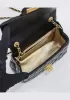 Adele Flap Mini Bag With Adjusting Ball Black