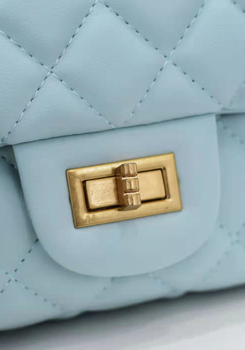 Adele Flap Mini Bag With Adjusting Ball Blue