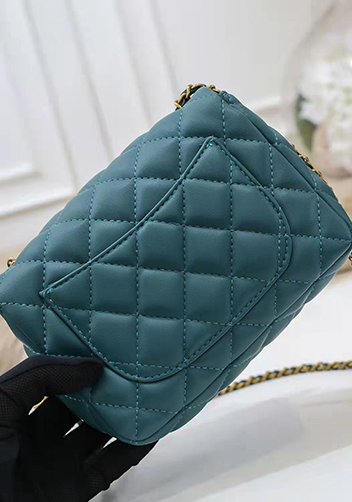 Adele Flap Mini Bag With Adjusting Ball Dark Blue