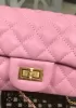 Adele Flap Mini Bag With Adjusting Ball Pink