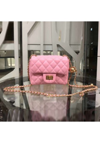 Adele Flap Mini Bag With Adjusting Ball Pink