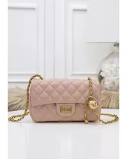 Adele Flap Small Bag With Adjusting Ball Beige