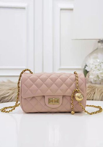 Adele Flap Small Bag With Adjusting Ball Beige
