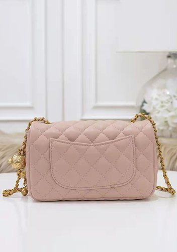 Adele Flap Small Bag With Adjusting Ball Beige