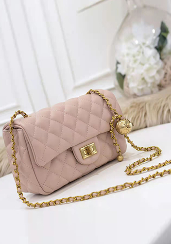 Adele Flap Small Bag With Adjusting Ball Beige