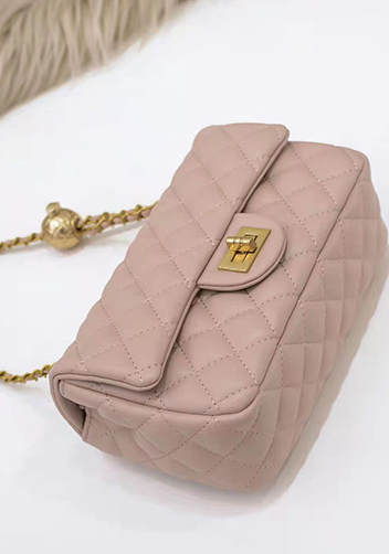 Adele Flap Small Bag With Adjusting Ball Beige