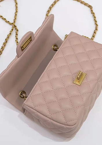 Adele Flap Small Bag With Adjusting Ball Beige