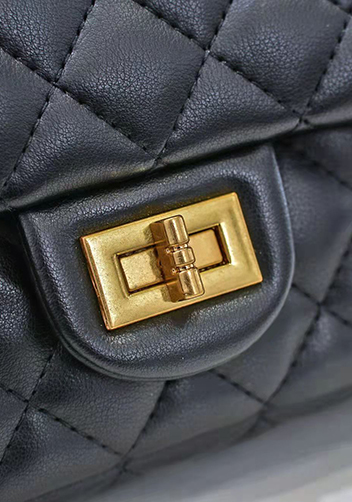Adele Flap Small Bag With Adjusting Ball Black