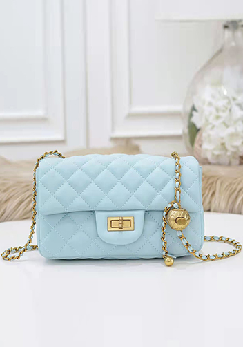 Adele Flap Small Bag With Adjusting Ball Blue