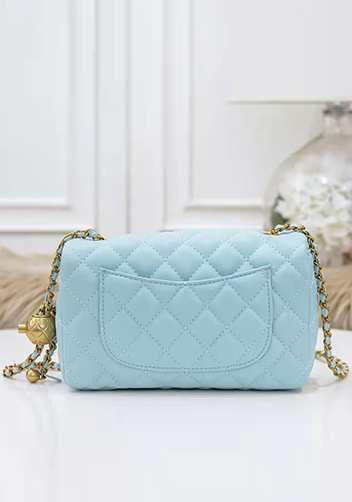 Adele Flap Small Bag With Adjusting Ball Blue