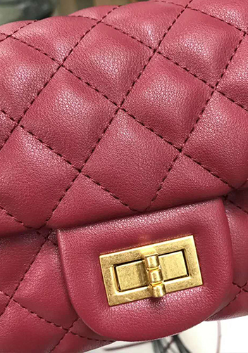 Adele Flap Small Bag With Adjusting Ball Burgundy