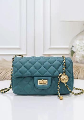 Adele Flap Small Bag With Adjusting Ball Dark Blue