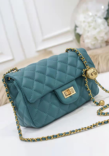 Adele Flap Small Bag With Adjusting Ball Dark Blue