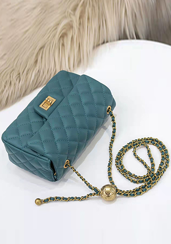 Adele Flap Small Bag With Adjusting Ball Dark Blue