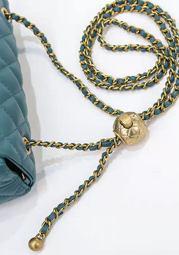 Adele Flap Small Bag With Adjusting Ball Dark Blue
