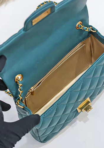 Adele Flap Small Bag With Adjusting Ball Dark Blue