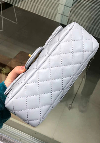 Adele Flap Small Bag With Adjusting Ball Grey