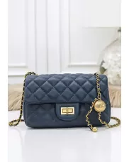 Adele Flap Small Bag With Adjusting Ball Navy