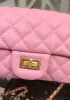 Adele Flap Small Bag With Adjusting Ball Pink