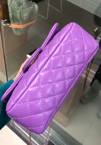 Adele Flap Small Bag With Adjusting Ball Purple