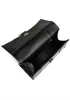 Bonnie Vegan Croc Leather Shoulder Bag Black