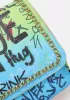 Adele Flap Large Bag Vegan Chain Trim Graffiti