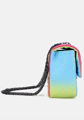 Adele Flap Medium Bag Vegan Leather Graffiti