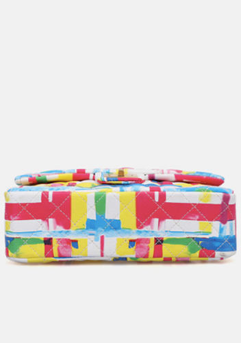 Adele Flap Medium Bag Vegan Leather Multicolor