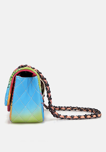 Adele Flap Small Bag Vegan Graffiti Multicolor